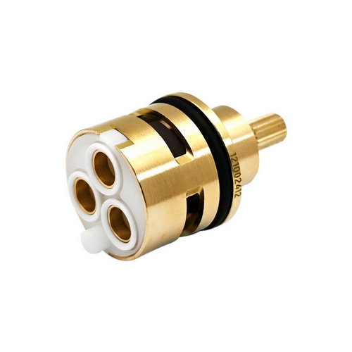 PAFFO 274-ZVIT091 CARTUCCIA DEVIATORE OTTONE  3 VIE PER MISCELATORE INCASSO
