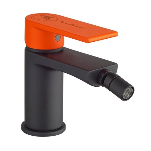 LAMBO MISCELATORE MONOCOMANDO BIDET LINEA LAGUNA Nero Opa Leva Nera+Leva Aranci