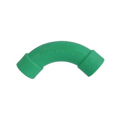 DH 300-180-25 CURVA AMPIO RAGGIO IN POLIPROPILENE
