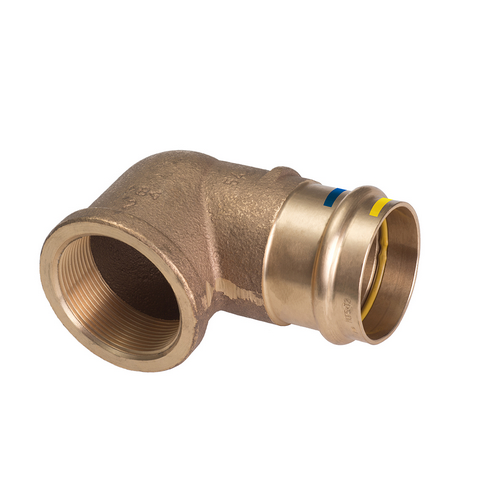 IBP   GOMITO A 90Â° F/ FILETTO F A PRESSARE ACQUA/GAS B ONE Diam 28 x 1