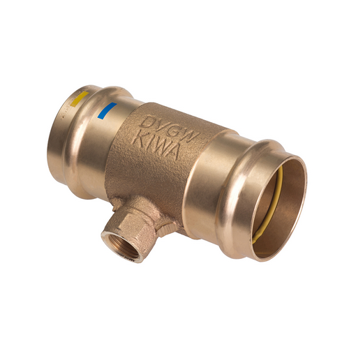 IBP   TEE F FILETTO  FF A PRESSARE ACQUA/GAS B ONE Diam 15 x 1/2
