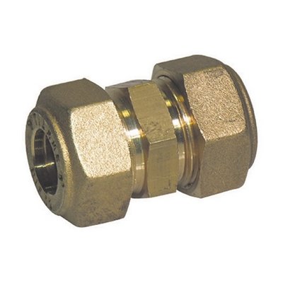 FAIDF RACCORDO DIRITTO INTERMEDIO DOPPIO O-RING TIEMME GAS 12 -CONF