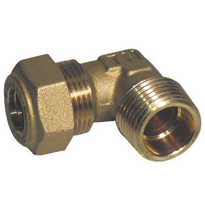 FAIDF GOMITO A 90° O-RING GAS MASCHIO CONICO TIEMME 1/2 x 12 -CONF