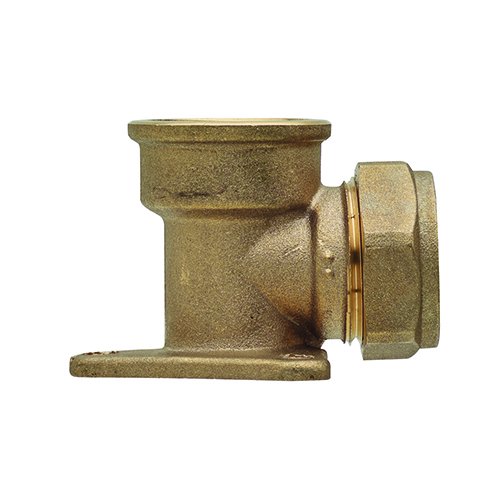 RB 303-ROT6471-0412 GOMITO FLANGIATO F X FIL RP COMPRESSIONE PER RAME
