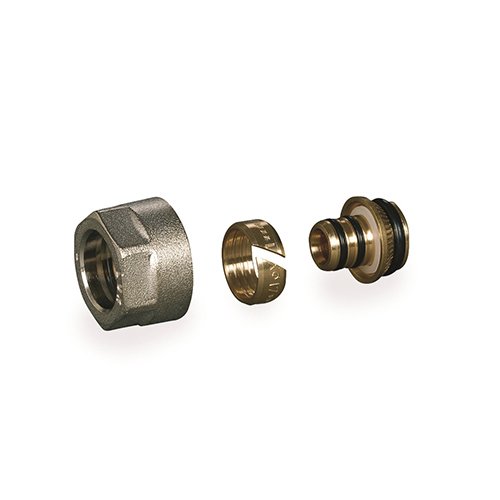ATON  RACCORDO A COMPRESSIONE PER COLLETTORI 17 x 2