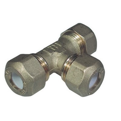 TIEMM 311-1257-0412 TEE CON TRE DADI PER RAME CON OGIVA TEFLON TIEMME