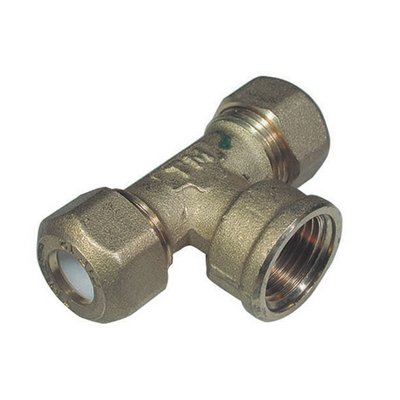 TIEMM 311-1259-0412 TEE FEMMINA PER RAME CON OGIVA TEFLON TIEMME