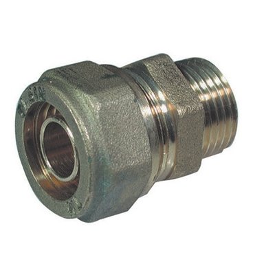 TIEMM 312-1400-0415 RACCORDO DIRITTO MASCHIO PER TUBO COBRA-PEX