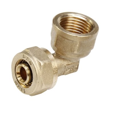 IBP 313-DC403-0416 GOMITO 90° F/FILETTO F A COMPRESSIONE PER MULTISTRATO