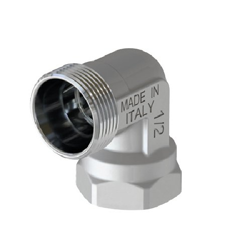 TIEMM RACCORDO CURVO FEMMINA CROMATO 1/2 - 24X19 fil (D.16)
