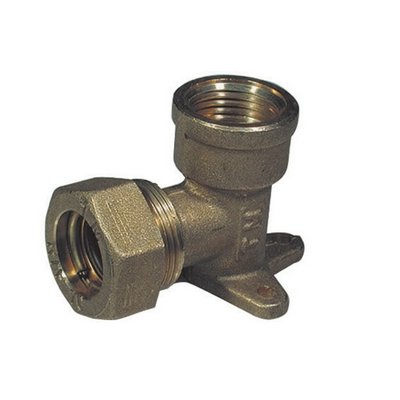 TIEMM 314-1306-0414 GOMITO A 90° CON FLANGIA A 3 FORI  O-RING FEMMINA