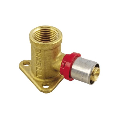 TIEMM RACCORDO CURVO FEMMINA PRESS COLLO H.40 1/2 x 16 x 2,25