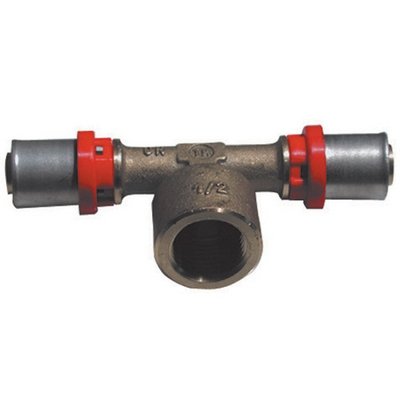 FAIDF 317-1659-K0416 RACCORDO PRESS A T FEMMINA PER MULTISTRATO