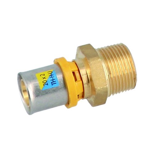 GF 317-5G0001-0416 RACCORDO DIRITTO MASCHIO A PRESSARE PER MULTISTRATO