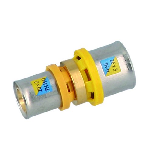 GF 317-5G0003-1626 RACCORDO DIRITTO RIDOTTO A PRESSARE PER MULTISTRATO