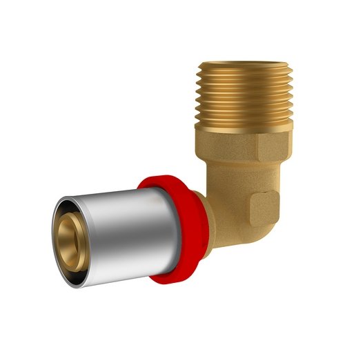 IKARO RACCORDO A PRESSARE IKARO CURVO MASCHIO 1