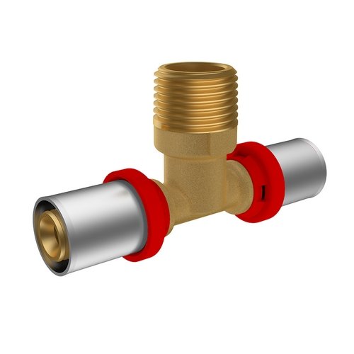 IKARO RACCORDO A PRESSARE IKARO A T  MASCHIO 1/2 x 16