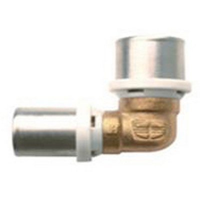 FAIDF RACCORDO CURVO DOPPIO IBP A PRESSARE PER MULTISTRATO Diam. 16 -CONF