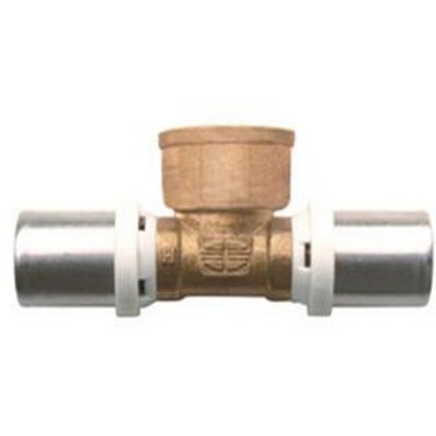 FAIDF RACCORDO A TEE FEMMINA IBP A PRESSARE PER MULTISTRATO 1/2x16 -CONF
