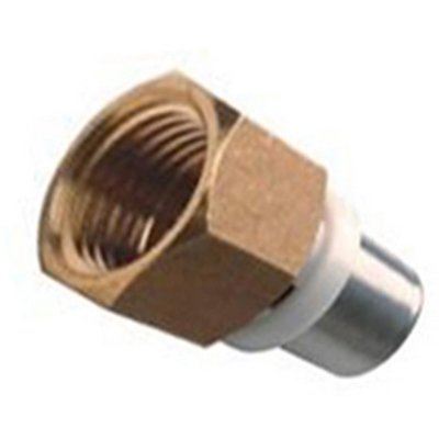 FAIDF RACCORDO DIRITTO FEMMINA IBP A PRESSARE PER MULTISTRATO 1/2x16 -CONF