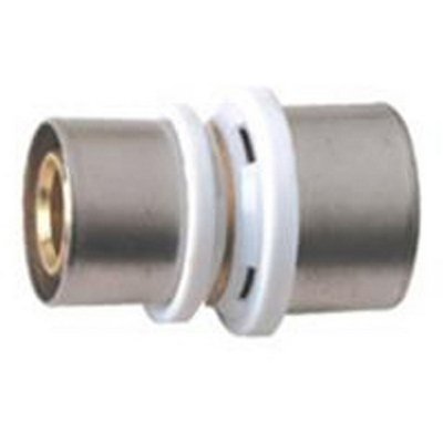 IBP 317-P7241-2616 RACCORDO DIRITTO DOPPIO RIDOTTO IBP A PRESSARE PER MULTISTRATO