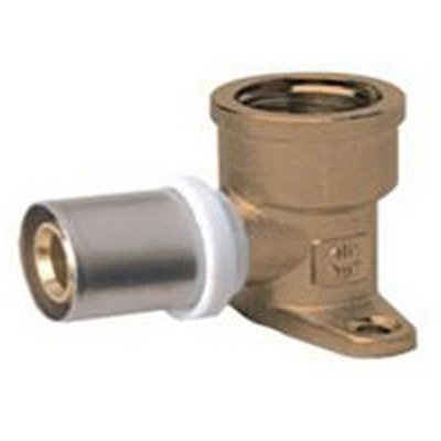 FAIDF RACCORDO FEMMINA CON FLANGIA IBP A PRESSARE PER MULTISTRATO 1/2x16 -CONF