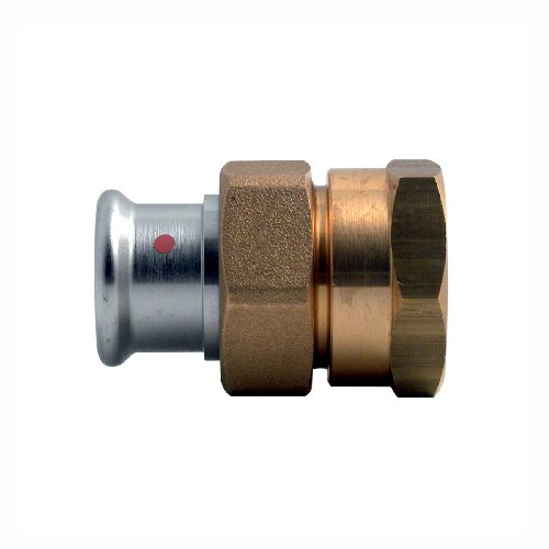 ATUSA 317-TQ33F-0522 BOCCHETTONE DADO E RACCORDO FEMMINA IN OTTONE PRESS ACCIAIO CARBONIO