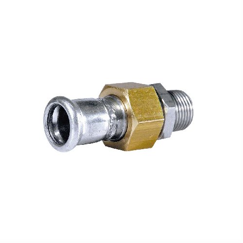 ATUSA 317-TQ33M-0415 BOCCHETTONE DADO E RACCORDO MASCHIO IN OTTONE PRESS ACCIAIO CARBONIO