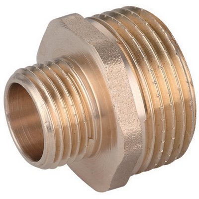 TIEMM 319-1552R-23 NIPPLES DIRITTO RIDOTTO MM OTTONE GIALLO