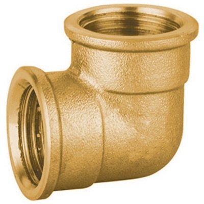 IBP 319-BP8090-09 GOMITO FF IN OTTONE GIALLO PESANTE IBP