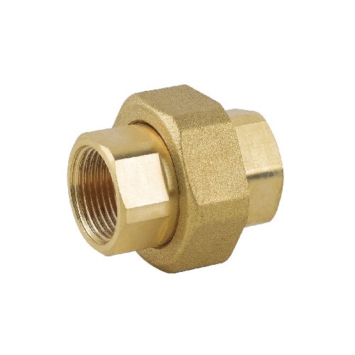 CAVAL 319-C036-05 RACCORDO DIRITTO CON O-RING 3 PZ FF IN OTTONE GIALLO