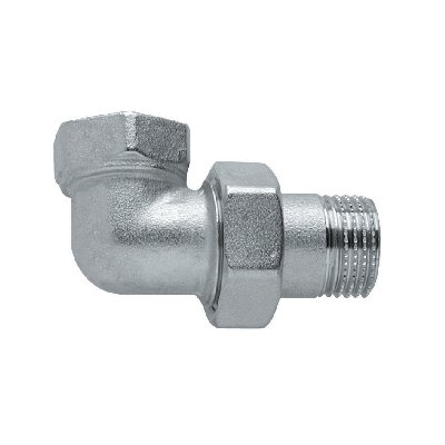 DH 319-R7302-05 RACCORDO CURVO 3 PZ NICHELATO