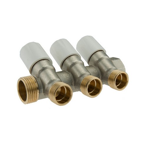 TDMB  COLLETTORE DI DISTRIBUZIONE CON VITONI DI CHIUSURA 3/4 X 1/2 2 Vie