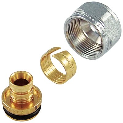 TIEMM 320-1633K-2020 ADATTATORE CROMO PER TUBO MULTISTRATO