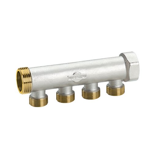 FIV 320-51303-054 COLLETTORE IN OTTONE NICHELATO CON DERIVAZIONI M 24X19