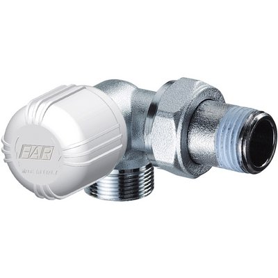 FAR 321-1617-04 VALVOLA TERMOSTATIZZABILE A SQUADRA DX RAME