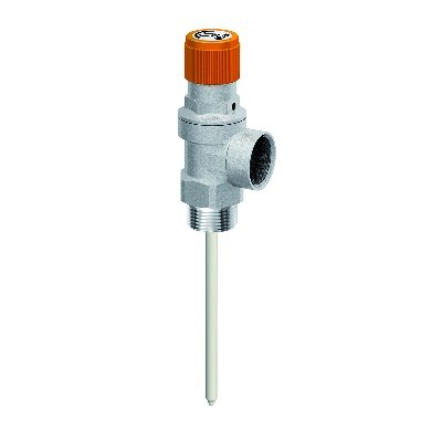 FAR 321-2009-0506 VALVOLA DI SICUREZZA COMBINATA CROMATA PER IMPIANTI SOLARI