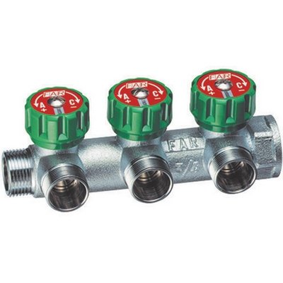 FAR 321-3850-05 COLLETTORE 3 DERIVAZIONI ATTACCO M.F. (FAR)