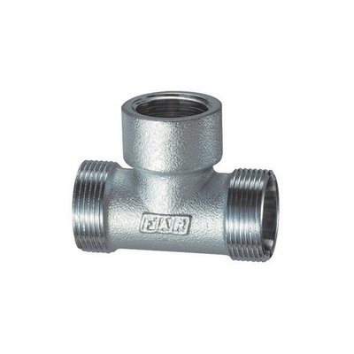 FAR 321-5460-04 RACCORDO A T FEMMINA 2 MONOCONI CROMATO PER RAME (FAR)