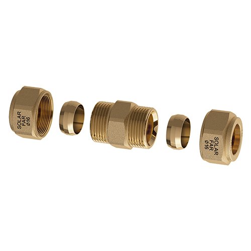 FAR 321-5875-16 NIPLEX DOPPIO CON TENUTA MECCANICA PER IMPIANTI SOLARI