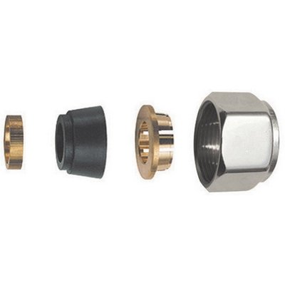 S.F. 322-600LC-12 ADATTATORE PER TUBO RAME CROMO LUCIDO