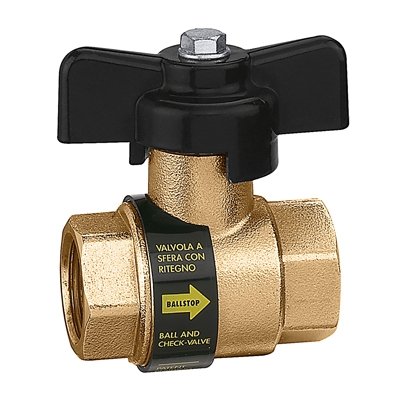 CALEF 323-3230-40 VALVOLA A SFERA FF CON RITEGNO BALLSTOP
