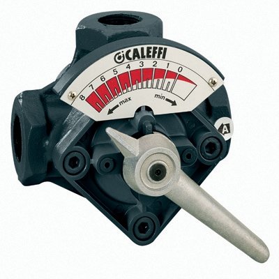 CALEF 323-610-008 VALVOLA MISCELATRICE A 3 VIE FILETTATA A FARFALLA