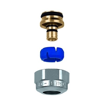 CALEF 323-681-024 RACCORDO AUTOADATTABILE CROMO SATINATO
