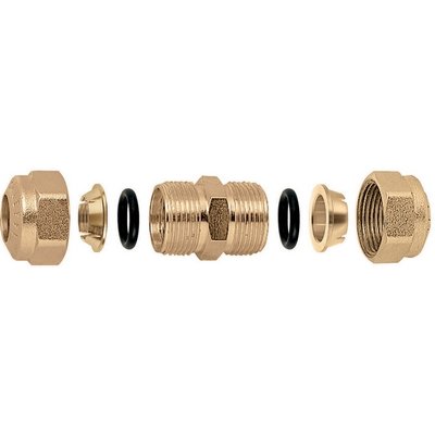 CALEF 323-903-018 RACCORDO O-RING A MANICOTTO PER TUBO RAME