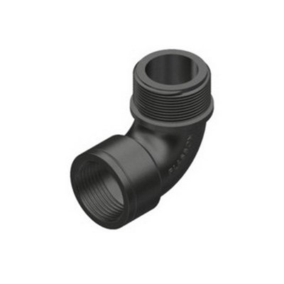 PLASS 331-F51507-04 GOMITO FILETTATO A 90° MASCHIO-FEMMINA