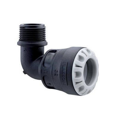 PLASS 331-U10850-3206 GOMITO 90° FILETTATO MASCHIO UNO
