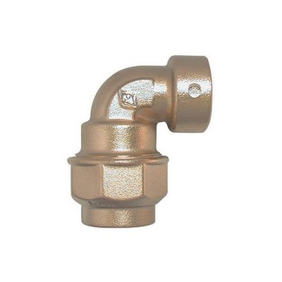 BUGAT 332-8037-0740 RACCORDO A GOMITO FEMMINA IN OTTONE