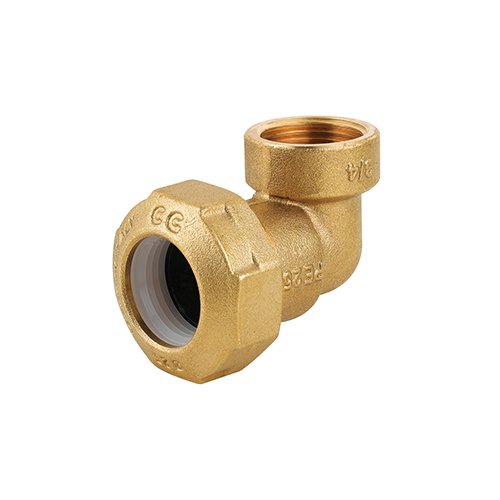 CAVAL 332-CG005-0740 GOMITO FEMMINA IN OTTONE PER TUBO PE