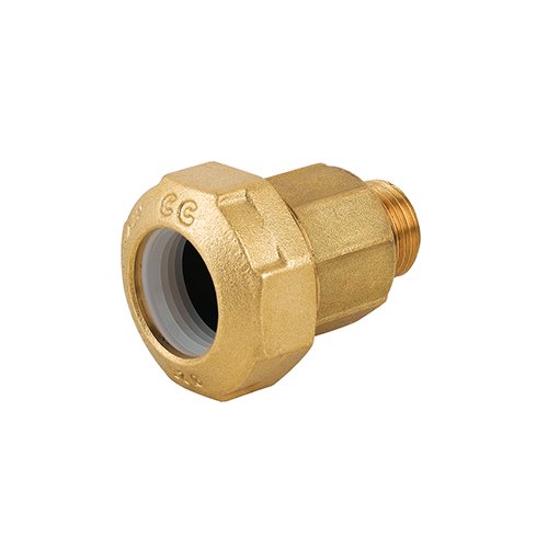 CAVAL 332-CG008-0640 RACCORDO MASCHIO RIDOTTO IN OTTONE PER TUBO PE